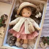 Dolls a Waldorf Doll Native Monamel Artist Handmade Kawaii Childrens Gift Toy Soft Stuffed 231026