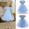 Girl Dresses 3-8 Year Girls Princess Dress Sequin Lace Tulle Wedding Party Tutu Fluffy Gown For Children Kids Evening Formal Pageant