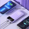 Banque d'alimentation 30000mAh 66W Charge rapide pour Huawei P40 P50 Chargeur de batterie externe portable pour iPhone Xiaomi Samsung Powerbank