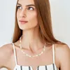 Choker NEKOL Natural Stone Pearl Necklace Woman Fashion Jewelry Accessories For Ladies Wholesale Jewellery Beaded Women