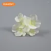 Dekorativa blommor 100 st imitation hortensia konstgjorda huvud för DIY Handcraft Fake Flower Ball Home Decoration Wedding Wall Party Decor