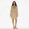 Bur Berry Designer Luxury Womens Trench Coats Body Letter Bur Brin