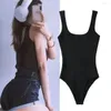 Shapers voor dames Afslankende bodysuit Naadloze U-rug Tops Sexy ondergoed Tummy Control Thongs Dames Meisjes