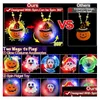 Festa Favor Halloween LED Spin Colares Light Up Favores Spider Fantasma Truque ou Tratar Brinquedos Brilho Goodie Bag Fillers Drop Delivery Home Dhval