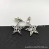 Charm Designer Nuova stella a cinque punte micro intarsiato fata stile carino orecchini personalizzati semplici orecchini a bottone LKUE
