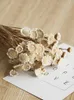 Decorative Flowers Vintage Natural Dried 50 Pcs Beautiful Eternal Marguerite Bouquet Display Living Room/Shop Decoration Flower Arrangement