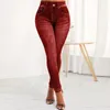 Damesleggings Skinny broeken Modekleding M-3XL Grote maten 2023 Faux Denim Jeans Hoge taille broek Dames Casual Rekbaar