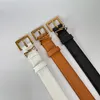 Belts Belts for women classic designer belt high quality ceinture temperament Thin belt width 30mm holiday gift optional box C60O