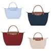 Nytt med axelband fällbar shoppingväska damväskor designer messenger väskor multi färg shopping väska klimppåse