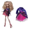 Muñecas mezclan trajes para Monster High Doll gafas de sol de moda juguetes falda vestido de fiesta ropa para siempre accesorios JJ 231027