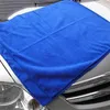 Car Wash Solutions 40Pcs Absorbent Microfiber Towel Care Home Kitchen Washing Clean Cloth Blue