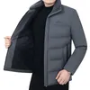 Parkas pour hommes Parka d'hiver hommes 2023 décontracté épaissir coton veste vêtements à capuche coupe-vent chaud manteau grande taille 5XL col de fourrure 231026