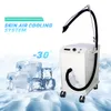 New Arrival Skin Cooling Cryo Skin Therapy Machine Cooling Air Device For Laser Treatment Reduce Pain Relief Cold Air Skin Cooling System For Tattoo Removal Treat