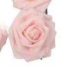 装飾的な花25pcs人工バラlightingピンクの偽のバルクスボックスDIYウェディングブーケと花のアレンジメント