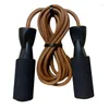 Dumbbells Training Jump Rope - Leather Fitness