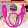 Jouets pour adultes Jouets sexuels vibrants pour deux vibrateurs d'oeufs d'amour de balle Double pénétration Femmes Clitoris Masturbateur Plug Anal Stimulato 231027