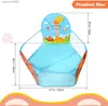 Tente de piscine à balles pour enfants Baby Rail Tente de jeu pliable portable avec panier Sports d'intérieur en plein air Jouet éducatif Cadeaux de vacances L231027