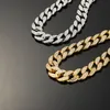 Choker Designer Heart Gold Sier Chain Men's Fashion Jewelry Hip Hop Miami Cuban Link Chain For Men Womens Halsband Anti-Tarnish Pleated Presents