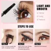 Mascara QI Waterproof Lengthens Eyelashes Extension Black Nonsmudge Lengthening Volume 4D Silk Fiber Cosmetics 231027