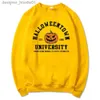 Mens Hoodies Sweatshirts Vintage Halloweentown Sweatshirt Halloweentown Est 1998 Pullover Funny Halloween Town Fall Hoodies Pumpkin Halloween Sweatshirts L231