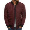 Parkas en duvet pour hommes manteau mince de printemps pour hommes haut chaud veste de couleur unie vêtements en coton Lingge épaissi col debout manteau en coton 231026