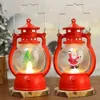 Autres fournitures de fête d'événement Noël LED Night Light Ornements suspendus Père Noël Bonhomme de neige Portable Lanterne de Noël Décoration de la maison Lampes de bureau Pendentif 231027