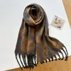 Schals Herbst Winter Frauen Leopard Print Kaschmir Schal Verdicken Warme Schal Mode Dame Pashmina Quaste Decke Bandana 231027