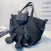 Bolso de hombro para mujer, bolso a cuadros bordado Oxford de nailon, nuevo bolso cruzado personalizado, bolsos grandes para muñecas, viaje para mujer