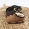 Bottes Enfants Tout-petit Tasman II Pantoufles Tazz Chaussures De Bébé Claquettes En Fourrure De Châtaigne Peau De Mouton Shearling Classique Ultra Mini Botte Mules D'hiver Slip-on Laine Little BigYR