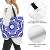 Shopping Bags Computer 2d 3d Abstract Graphic Tote For Women Reusable Grocery Large