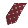Noeuds papillon marié fête de mariage cravate marque hommes 6 cm cravates rouges mode cravate formelle pour hommes costume d'affaires cravate de travail avec boîte-cadeau 231027