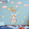 Wall Stickers Swinging For Kids Rooms Baby Room Decor Sweet Decals Bedroom Nursery Home Art Murals