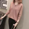 Swetry damskie 2023 SWEATER PULLOVER Korean Lose Style Top Vneck Underklay Knitwear Autumnwinter Fashion Women Solid Color Knit 231026
