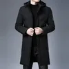 Parkas pour hommes Top qualité hiver épaissir marque Designer décontracté mode veste de survêtement hommes Longline coupe-vent manteaux vêtements 231026