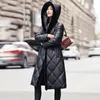 Women's Leather 2023 Real Sheepskin Jackets Women 90% White Duck Down Collar Hooded Coat Fem