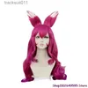 Anime Costumes Ahri Cosplay Come Anime Game LOL The Nine-Tailed Fox Spirit Blossom Wig Shoes Adult Dress Halloween Sexy Woman Kimono Suit L231027