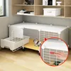 Cat Carriers Household Cages With Litter Box Toilet Integrated Large Free Space Villa Indoor Cabinet Cage House Pet Products