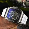 Mode chronograaf horloges voor heren Mode militaire sport siliconen band polshorloge met automatische datum waterdicht quartz horloge