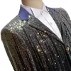 Mens Suits Blazers Shiny Dot Striped Sequin Sparkling Blazer Suit Jacket Men Slim Fit Lapel Dress Blazers Magic Party Stage Show Club Clothing 231026