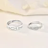 Wedding Rings Liming original design s925 sterling silver couple ring fashion simple personality candy pair ring summer jewelry wholesale 231027