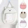 Cajas de almacenamiento Bolsa de baño de animales lindos Ventosa Malla Juguete de baño para niños Colgando Balcón Misceláneas