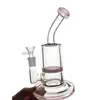 6 인치 유리 오일 화상 봉 14mm 암컷 DAB 장비 물 파이프 인라인 벌집 Perc Ash Catcher Bongs Recycler Beaker Bong with Male Glass Oil Burner Pipe Dhl Free