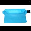 Marsupi 1 pezzo piccolo unisex estivo impermeabile portafoglio in PVC marsupio borsa da viaggio casual confezioni trasparenti da spiaggia