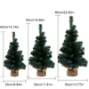 Other Event Party Supplies 40 50 60CM Christmas Tree Decorations Bare Simulation PVC Desktop Mall Window Mini Festival Ornaments 231027