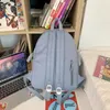 School Bags Ladies Cute White College Backpack Women Leisure Bag Girl Laptop Trendy Female Travel Book Fashion Teenager