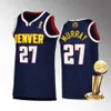 Nikola Jamal Murray Jokic Basketball Jersey Michael Porter Jr. Carmelo Anthony Allen Iverson Aaron Gordon Dikembe Mutombo Denvers Nuggetes 2023 Champions Jerseys