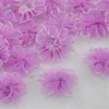 Dekorativa blommor 40st Upick Organza Ribbon Flower Wedding Deco Appliques Sew Craft B033