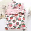 Bedding Sets 3Piece Children Set for Kindergarten Comforter Nursery Linen 231026