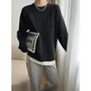 Kadın Sweaters Tembel Oaf Moda Örgü Kadın Çizgili Süveter Tam Kollu Sokak Giyim İyi Kaliteli Kış Sonbahar Lady Jumpers Sulivler