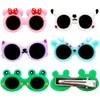 Vêtements pour chiens 10 pièces lunettes de soleil en résine mignonnes pinces à cheveux pour chiens dessin animé art accessoires pour animaux de compagnie petite épingle à cheveux Yorkshire Terrier